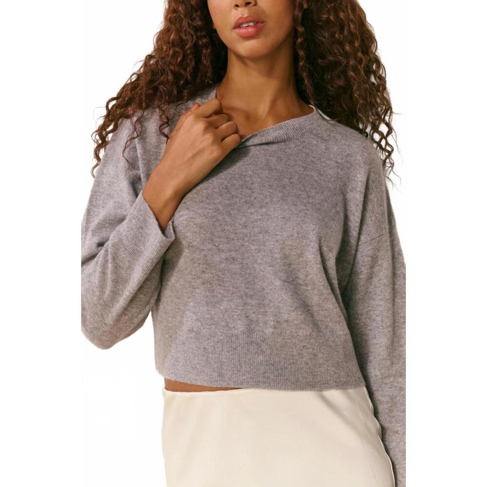 NEW LOVESHACKFANCY bellman pullover in grey